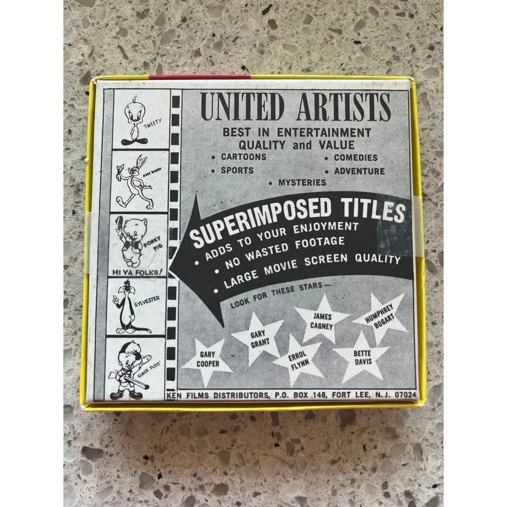 Vintage Sgt York Super 8 Film Gary Cooper United Artists Ken Films 1967 Movie